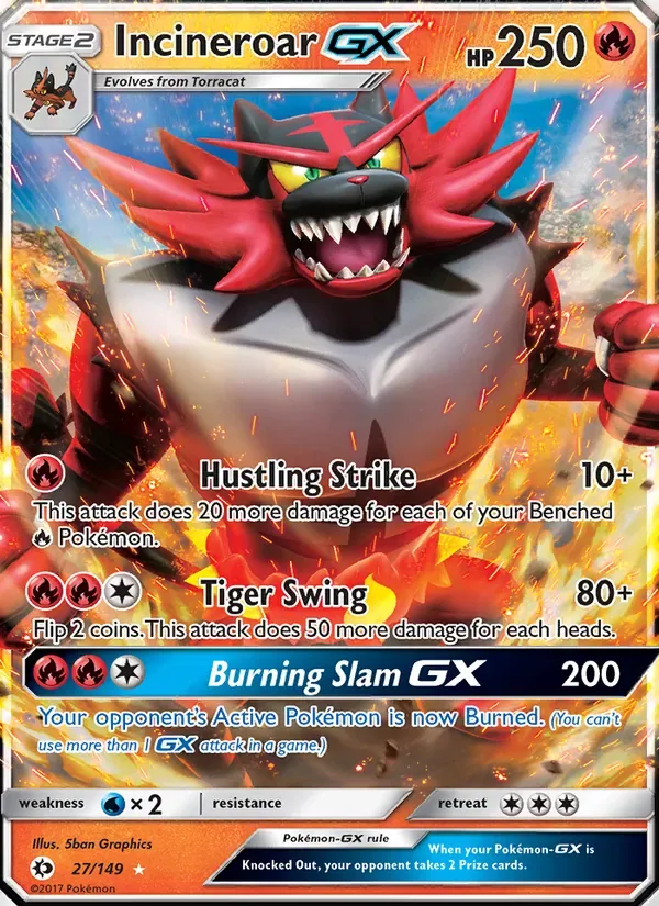Incineroar GX, Sun & Moon