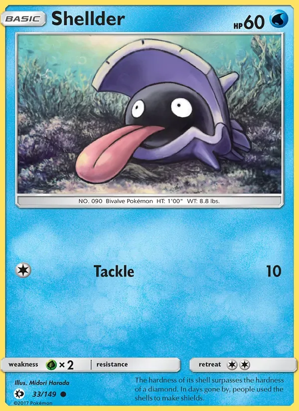 Shellder, Sun & Moon