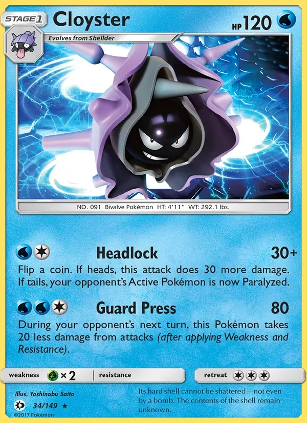 Cloyster, Sun & Moon