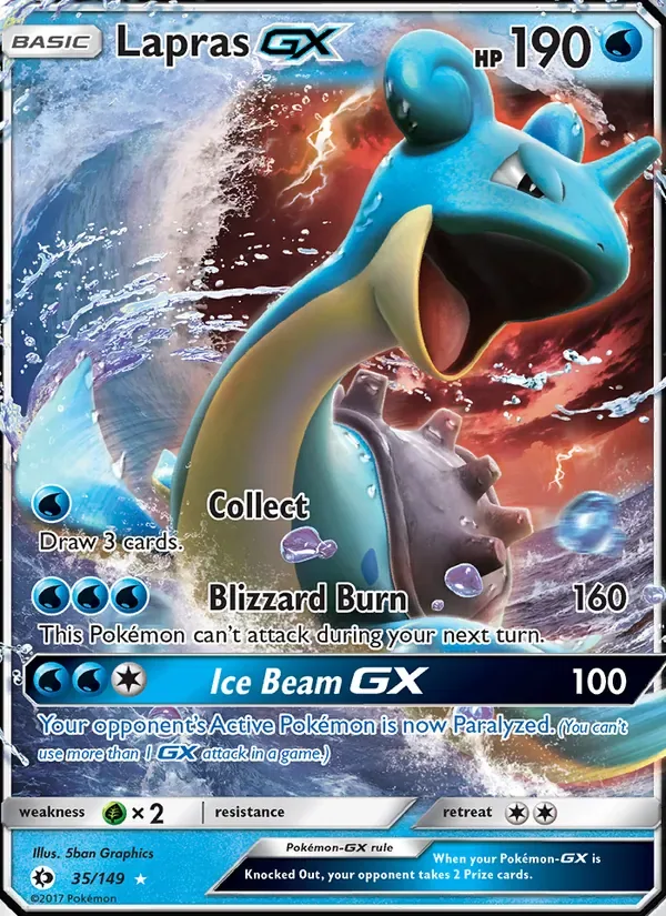 Lapras GX, Sun & Moon