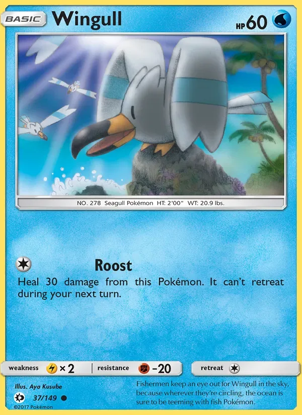 Wingull, Sun & Moon