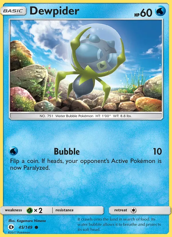 Dewpider, Sun & Moon