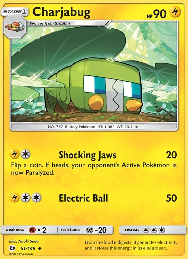 Charjabug, Sun & Moon