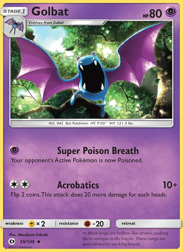 Golbat, Sun & Moon