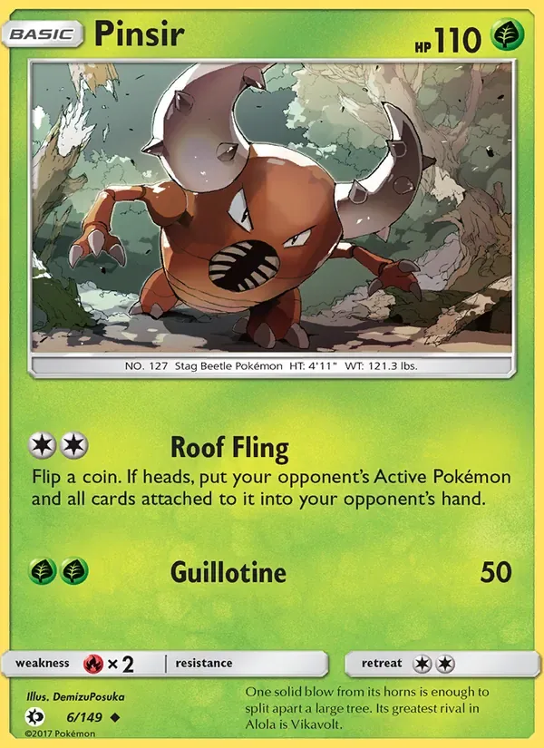 Pinsir, Sun & Moon