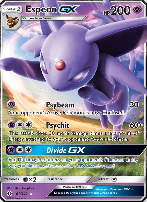 Espeon GX, Sun & Moon