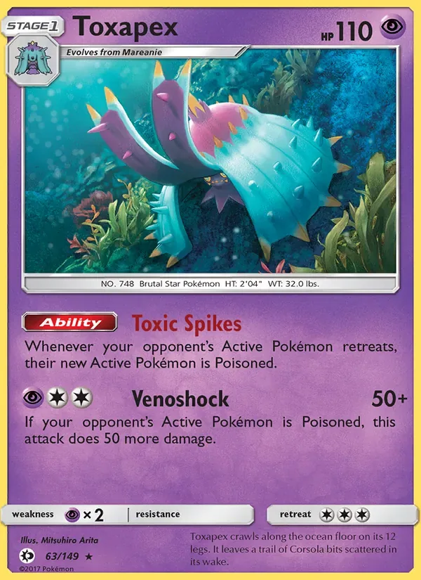 Toxapex, Sun & Moon