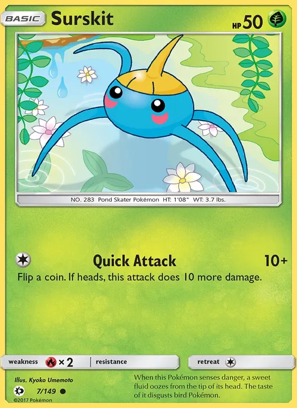 Surskit, Sun & Moon