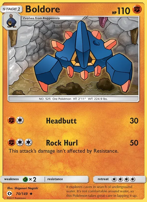Boldore, Sun & Moon