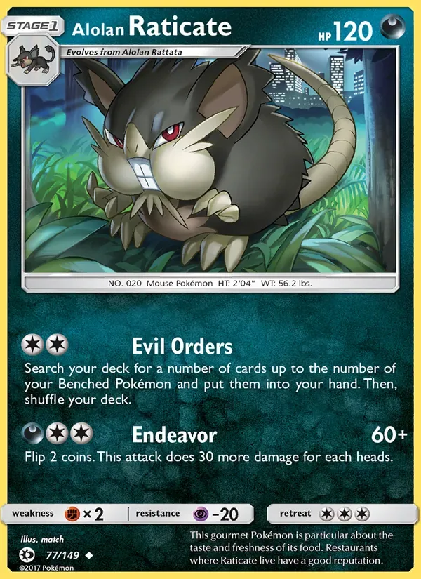 Alolan Raticate, Sun & Moon