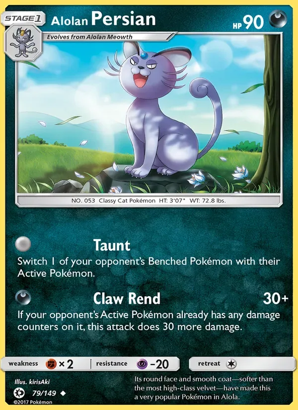 Alolan Persian, Sun & Moon