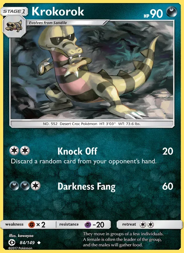 Krokorok, Sun & Moon