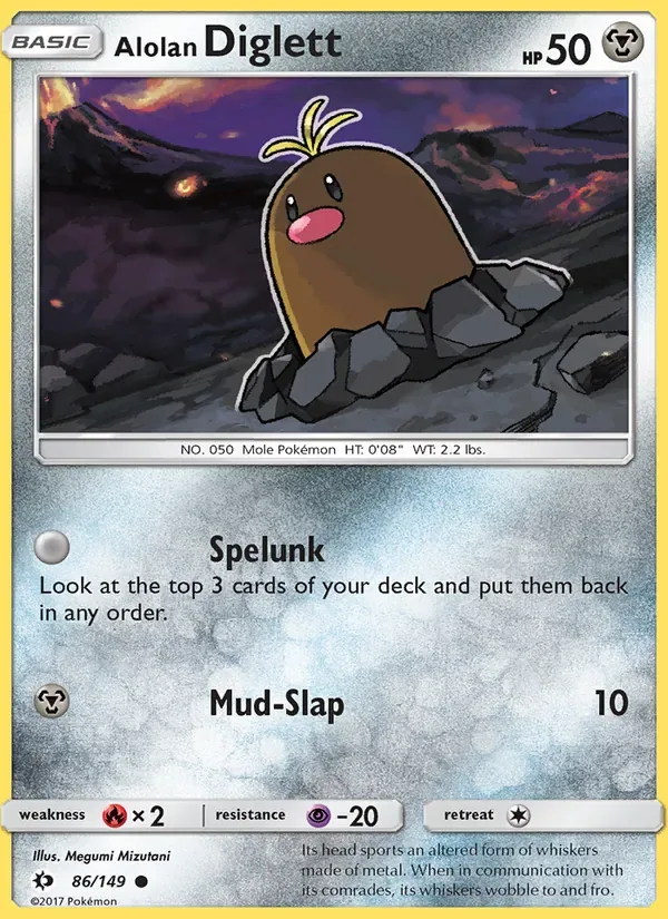 Alolan Diglett, Sun & Moon