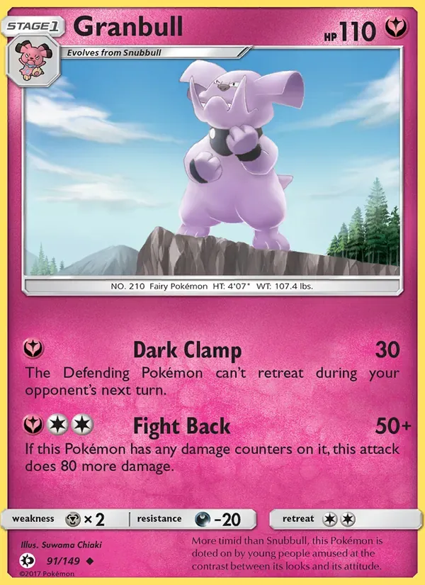 Granbull, Sun & Moon