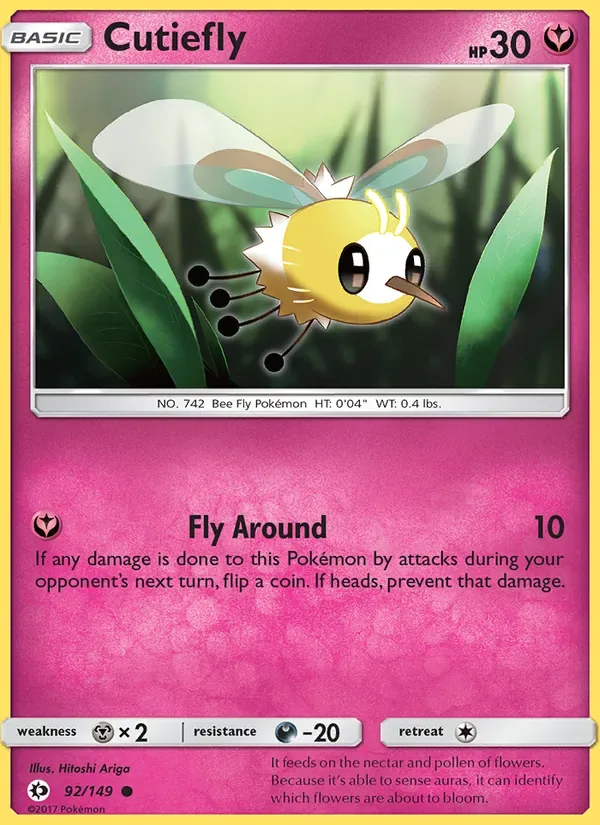 Cutiefly, Sun & Moon