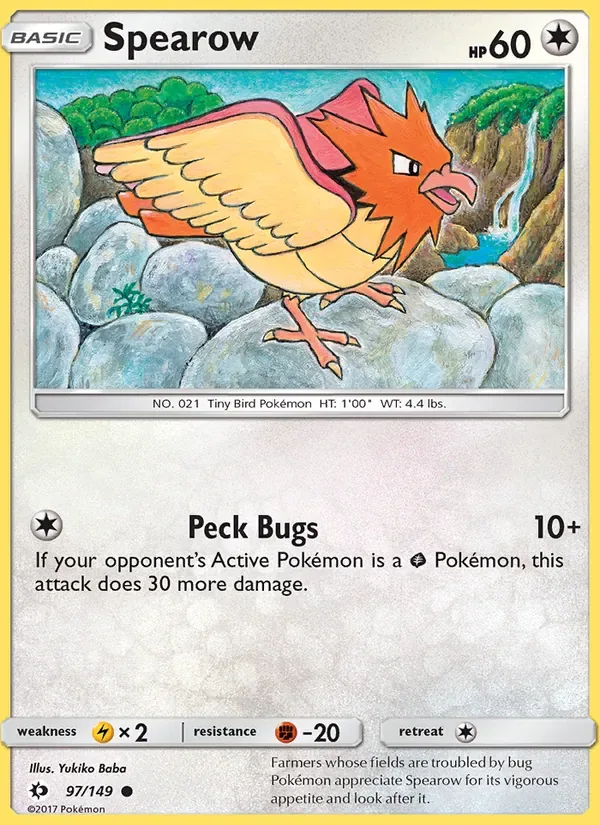 Spearow, Sun & Moon
