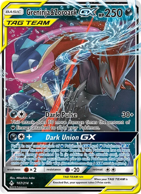 Greninja & Zoroark GX, Unbroken Bonds