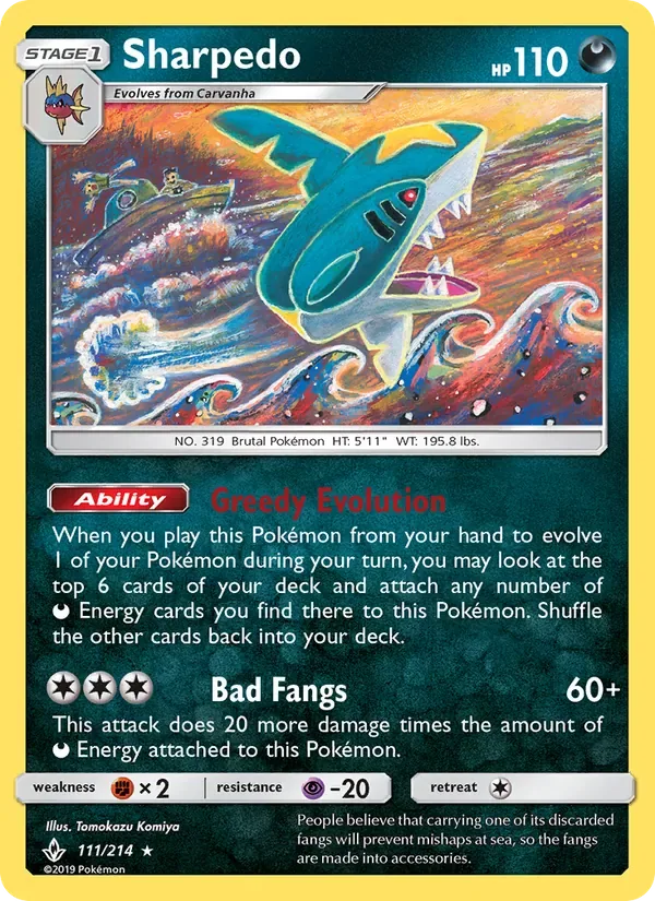 Sharpedo, Unbroken Bonds