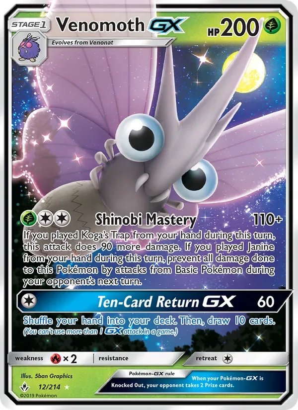 Venomoth GX, Unbroken Bonds