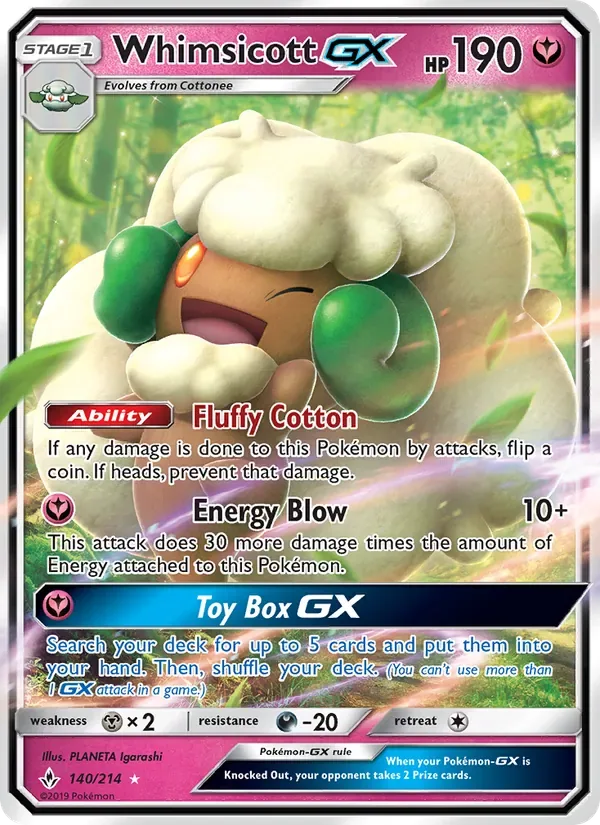 Whimsicott GX, Unbroken Bonds