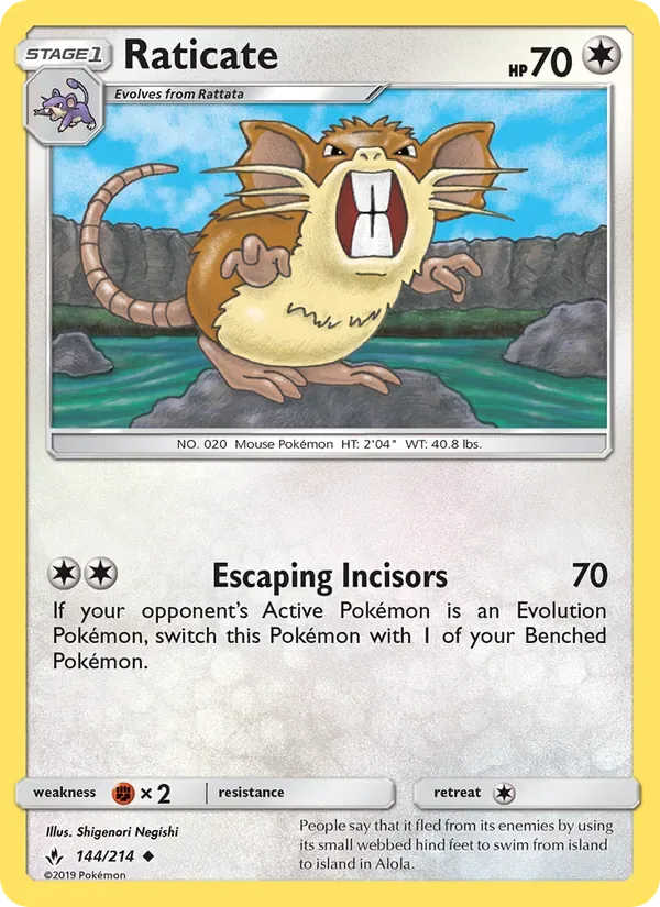 Raticate, Unbroken Bonds