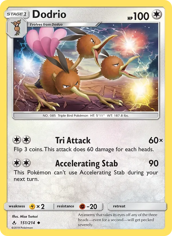 Dodrio, Unbroken Bonds