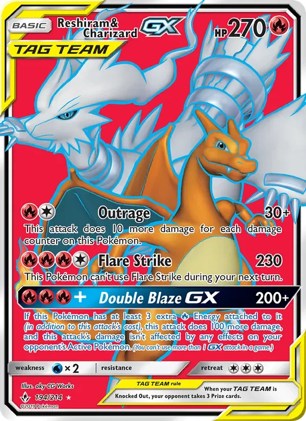 Reshiram & Charizard GX, Unbroken Bonds