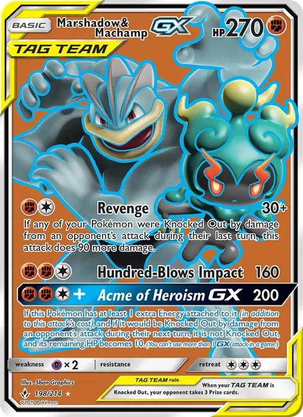 Marshadow & Machamp GX, Unbroken Bonds