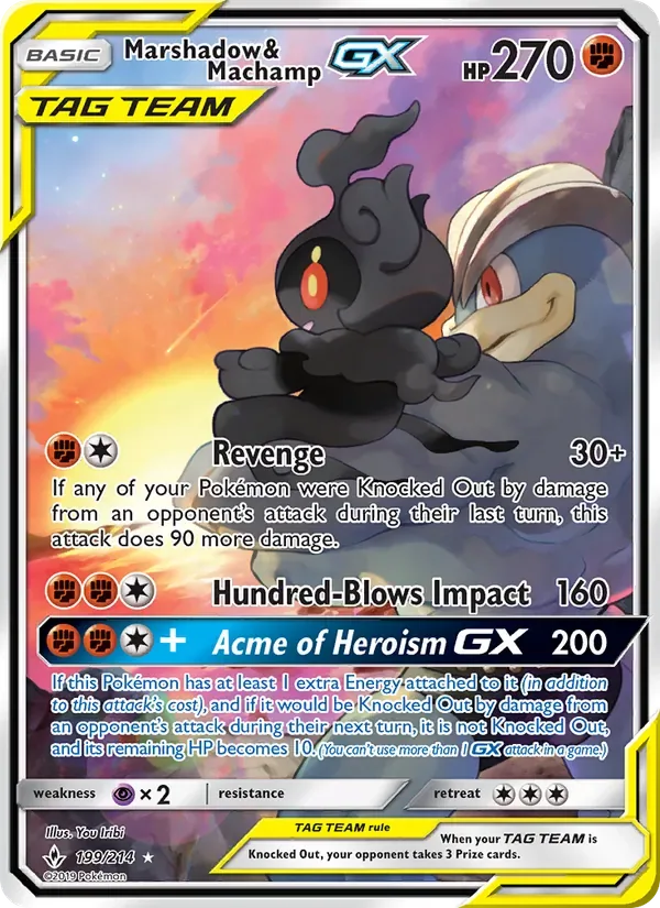 Marshadow & Machamp GX, Unbroken Bonds