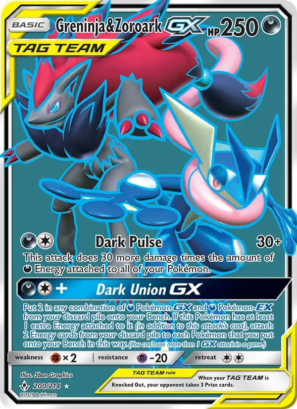 Greninja & Zoroark GX, Unbroken Bonds