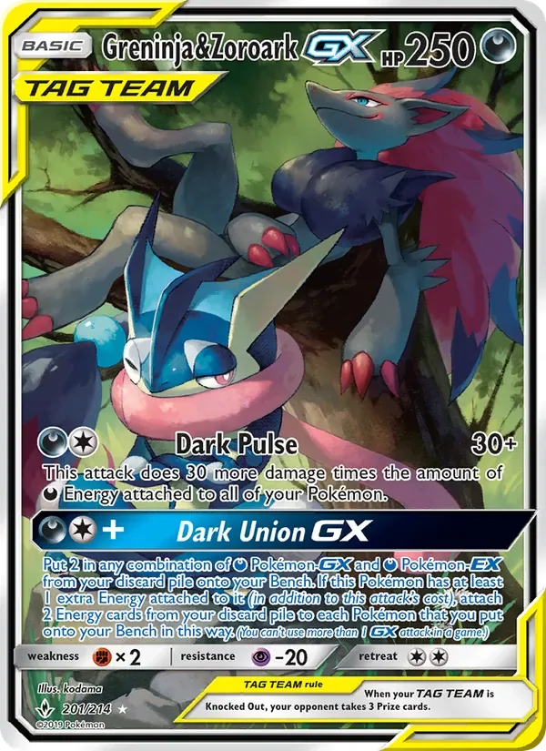 Greninja & Zoroark GX, Unbroken Bonds