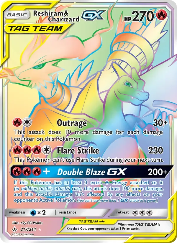 Reshiram & Charizard GX, Unbroken Bonds