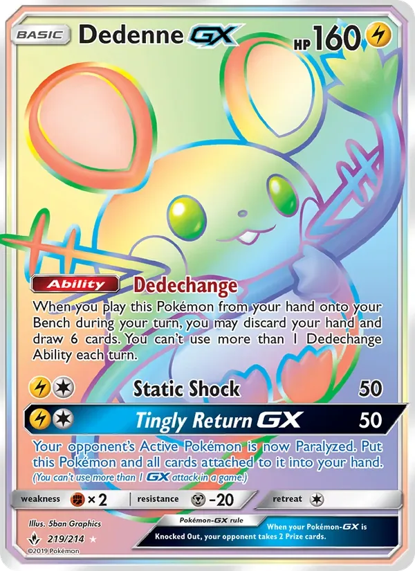 Dedenne GX, Unbroken Bonds