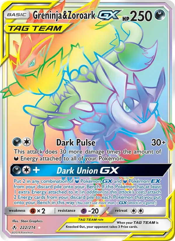 Greninja & Zoroark GX, Unbroken Bonds