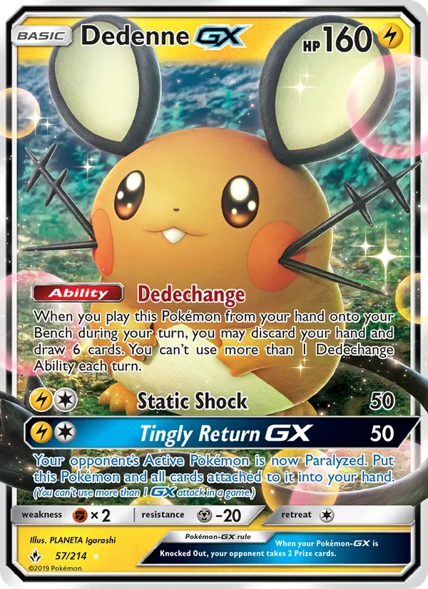 Dedenne GX, Unbroken Bonds