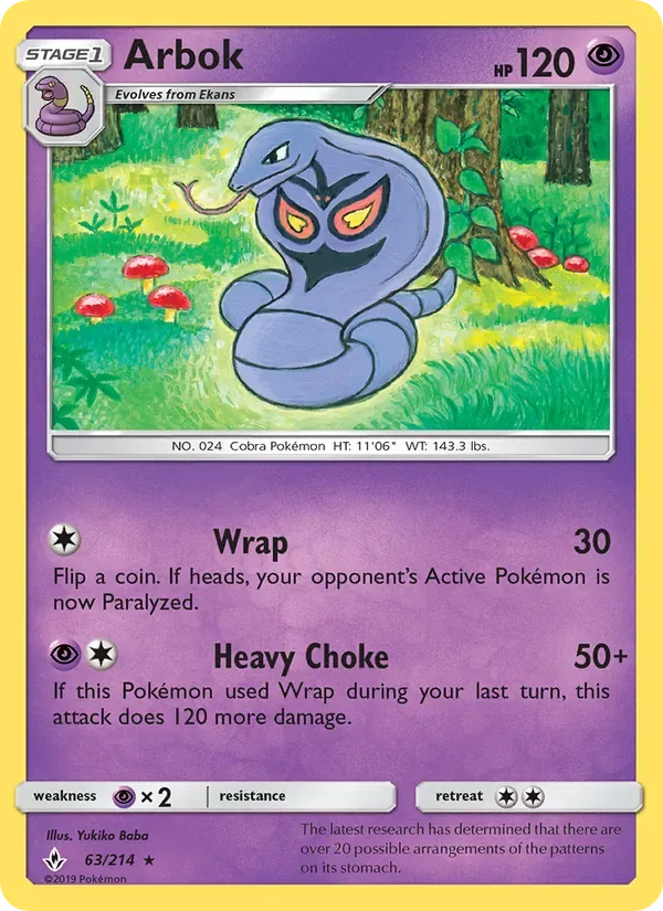 Arbok, Unbroken Bonds