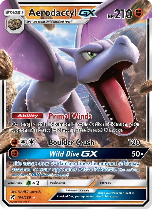 Aerodactyl GX, Unified Minds