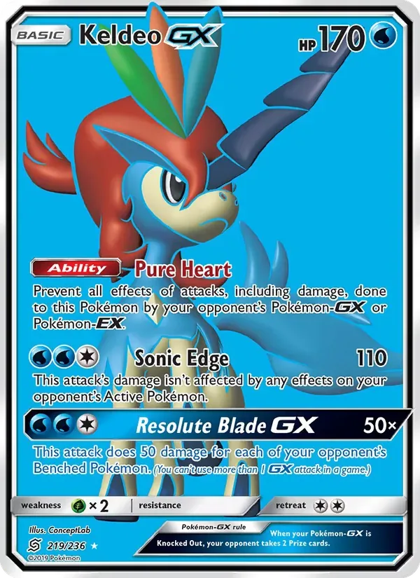 Keldeo GX, Unified Minds