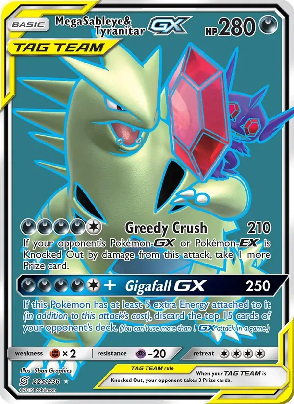 Mega Sableye & Tyranitar GX, Unified Minds