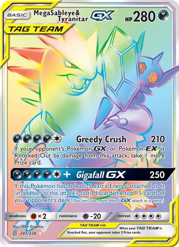 Mega Sableye & Tyranitar GX, Unified Minds