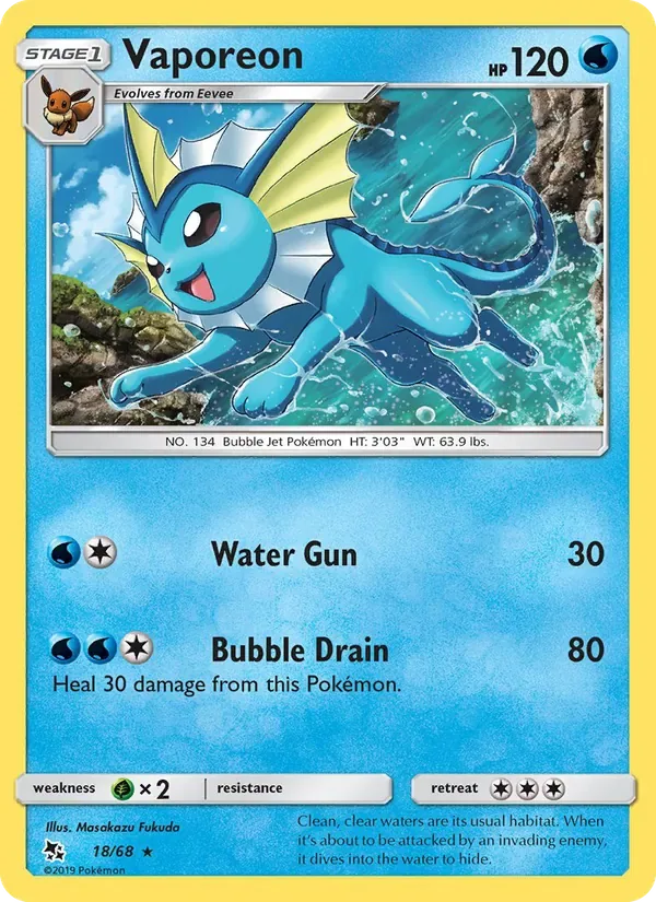 Vaporeon, Hidden Fates