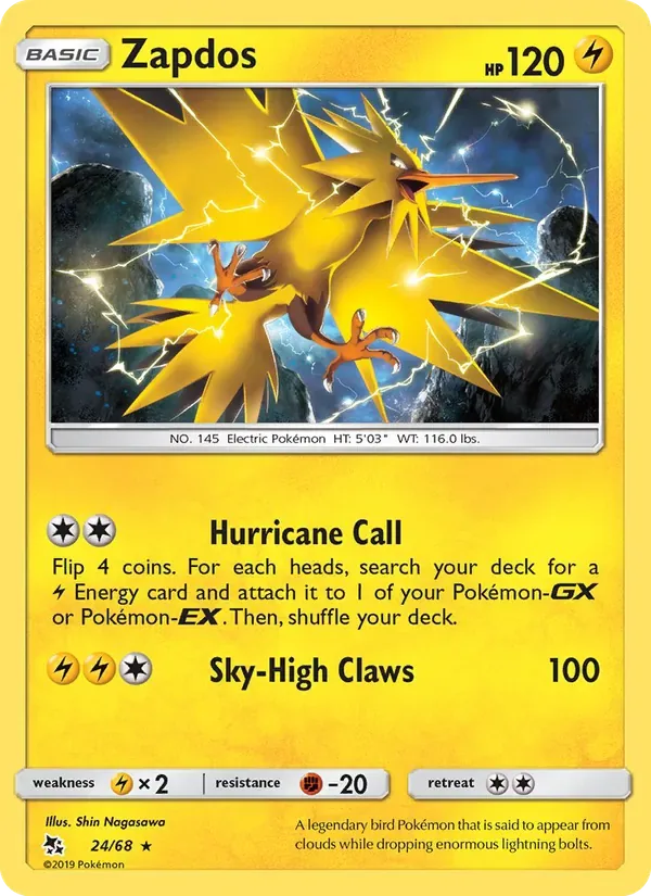 Zapdos, Hidden Fates