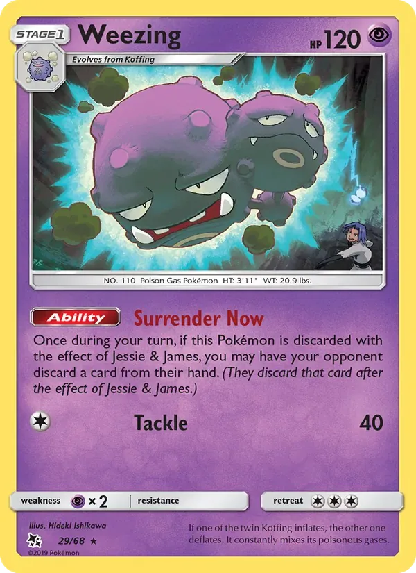 Weezing, Hidden Fates