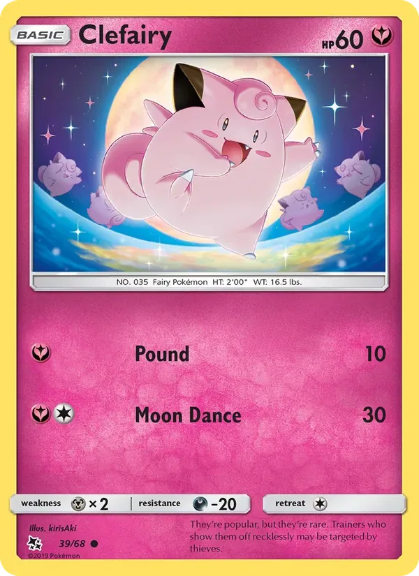 Clefairy, Hidden Fates