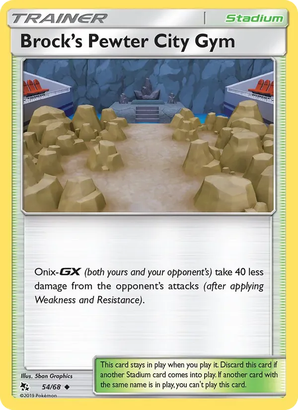 Brock’s Pewter City Gym, Hidden Fates