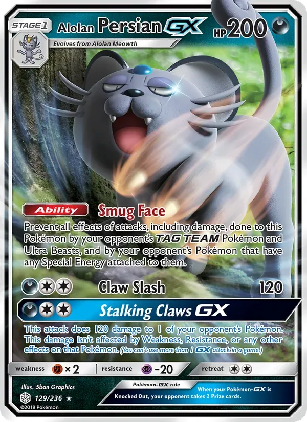 Alolan Persian GX, Cosmic Eclipse