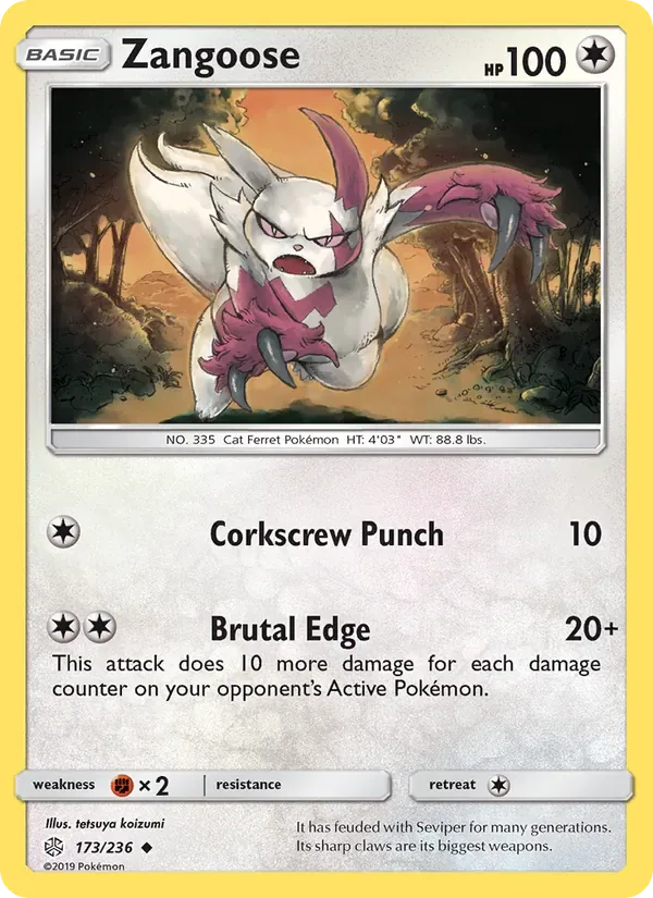Zangoose, Cosmic Eclipse