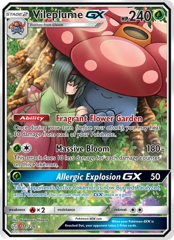 Vileplume GX, Cosmic Eclipse
