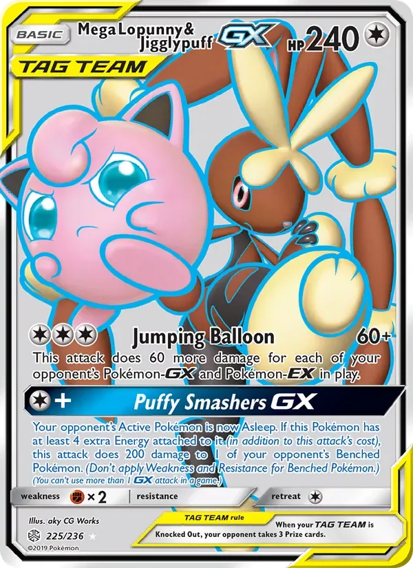 Mega Lopunny & Jigglypuff GX, Cosmic Eclipse