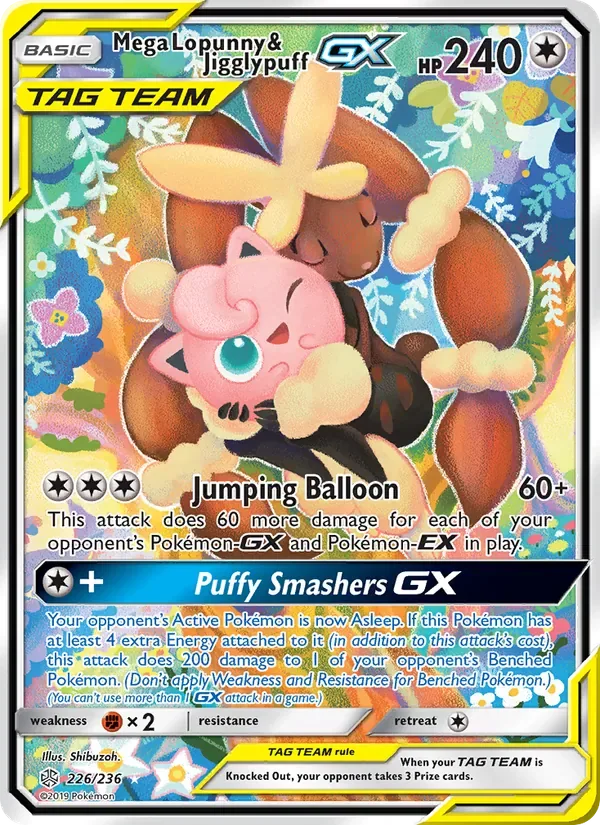 Mega Lopunny & Jigglypuff GX, Cosmic Eclipse
